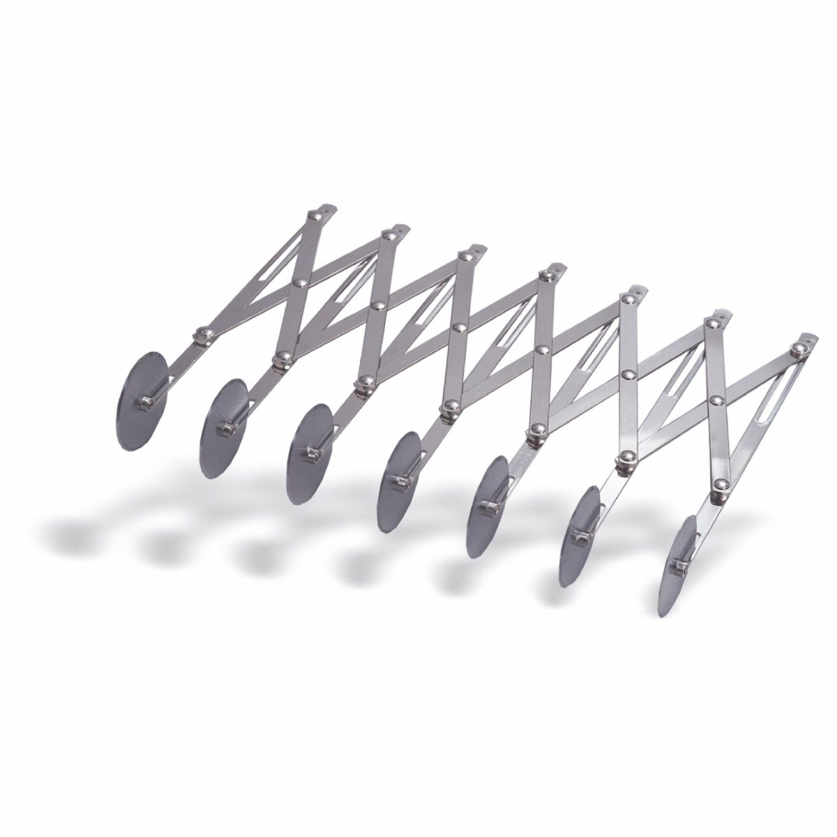 Rouleau Multi-Coupe Extensible en Inox – 7 Roulettes – Pujadas