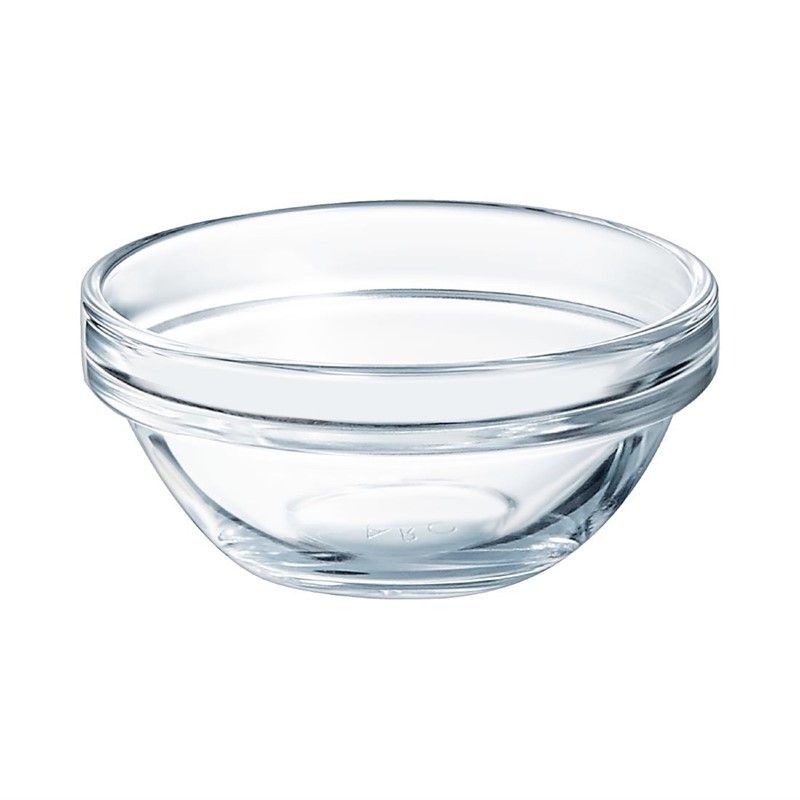Saladiers en Verre Trempé Empilables Ø 6 à 29 cm - Arcoroc - Lot de 6 – Image 1