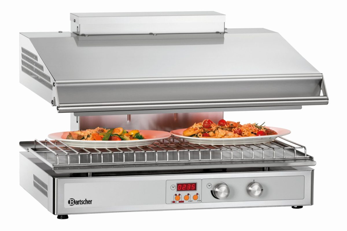 Salamandre de Cuisine électrique Hi-Light-Lift 700 – 2 zones – Bartscher