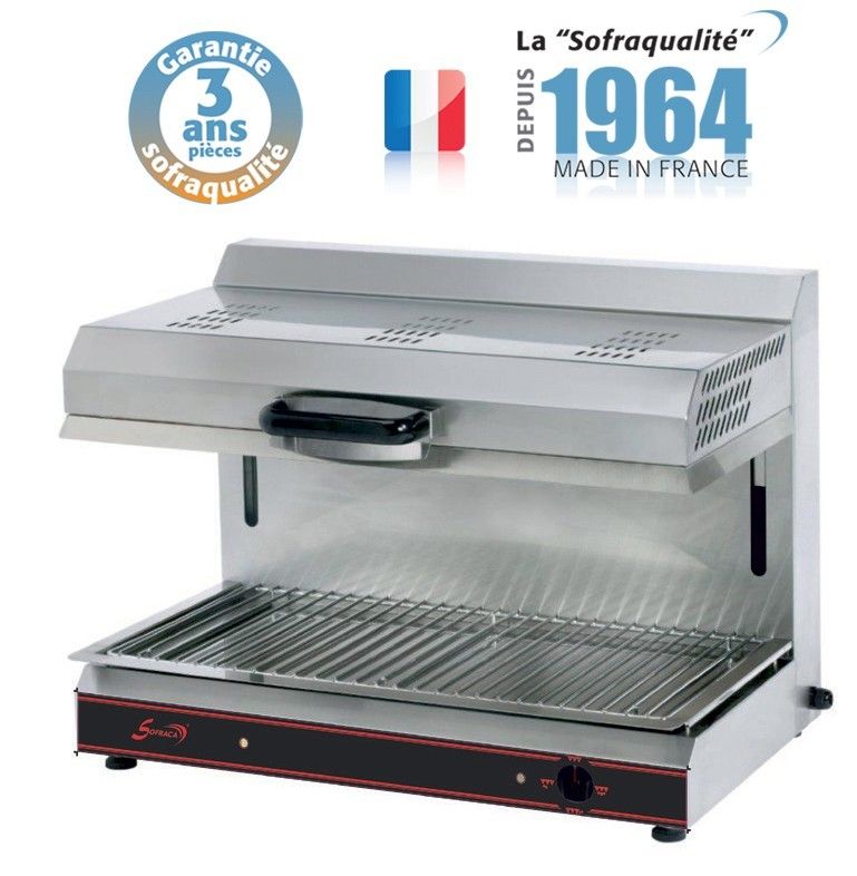 Salamandre de Cuisine électrique – Plafond mobile – Résistances blindées – Sofraca