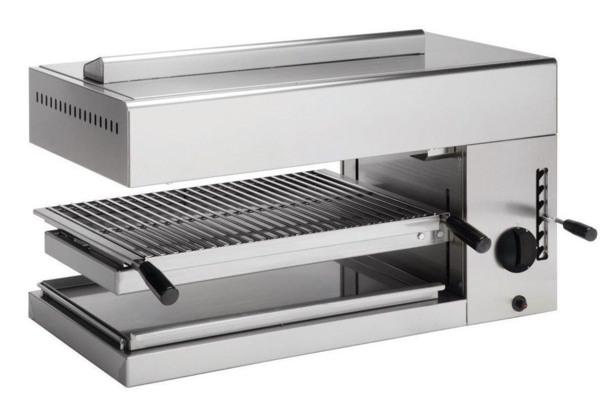 Salamandre de Cuisine gaz – Base mobile 8 positions – Grille 575 x 400 mm – SG7