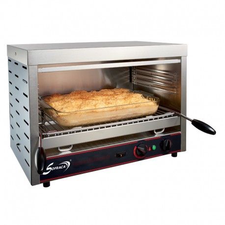Salamandre électrique fermée 230 V – Vitrocéramique – Sofraca