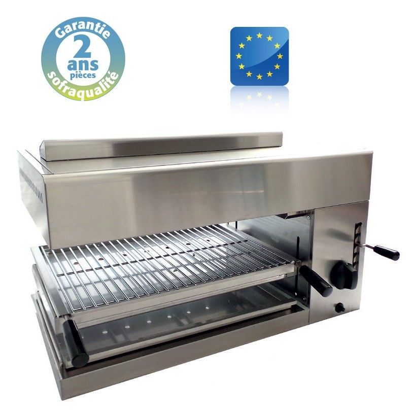 Salamandre Professionnel de Cuisine L75 – Gaz – Base mobile – Sofraca
