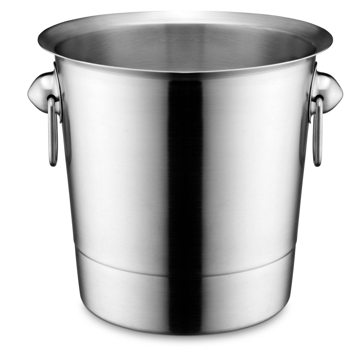 Seau à Champagne Conique en Inox avec Anneaux Ø 19 cm – Pujadas