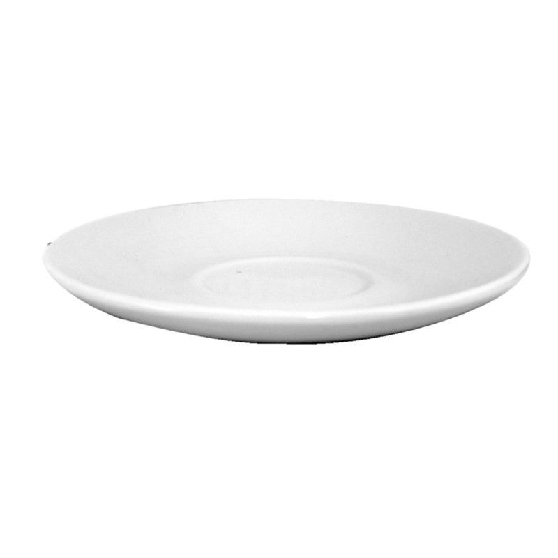 Soucoupes blanches unies 160 mm Churchill - Lot de 24 – Image 1