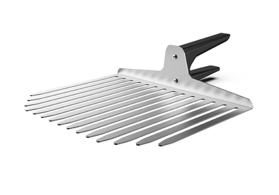 Spatule à Dents en Aluminium pour Grille – 365 x 300 mm – Unox