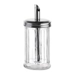 Sucrier Doseur Professionnel en Inox et Verre -  Bec de 19 mm - Olympia – Image 2