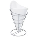 Support inox pour frites H 200 mm - Olympia