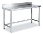 Table de Travail Adossée Inox avec Renforts - Gamme 600 - Hauteur 600 - Distform – Image 5