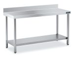 Table de Travail en Inox avec Dosseret et Etagère Gamme 900 - Distform – Image 4