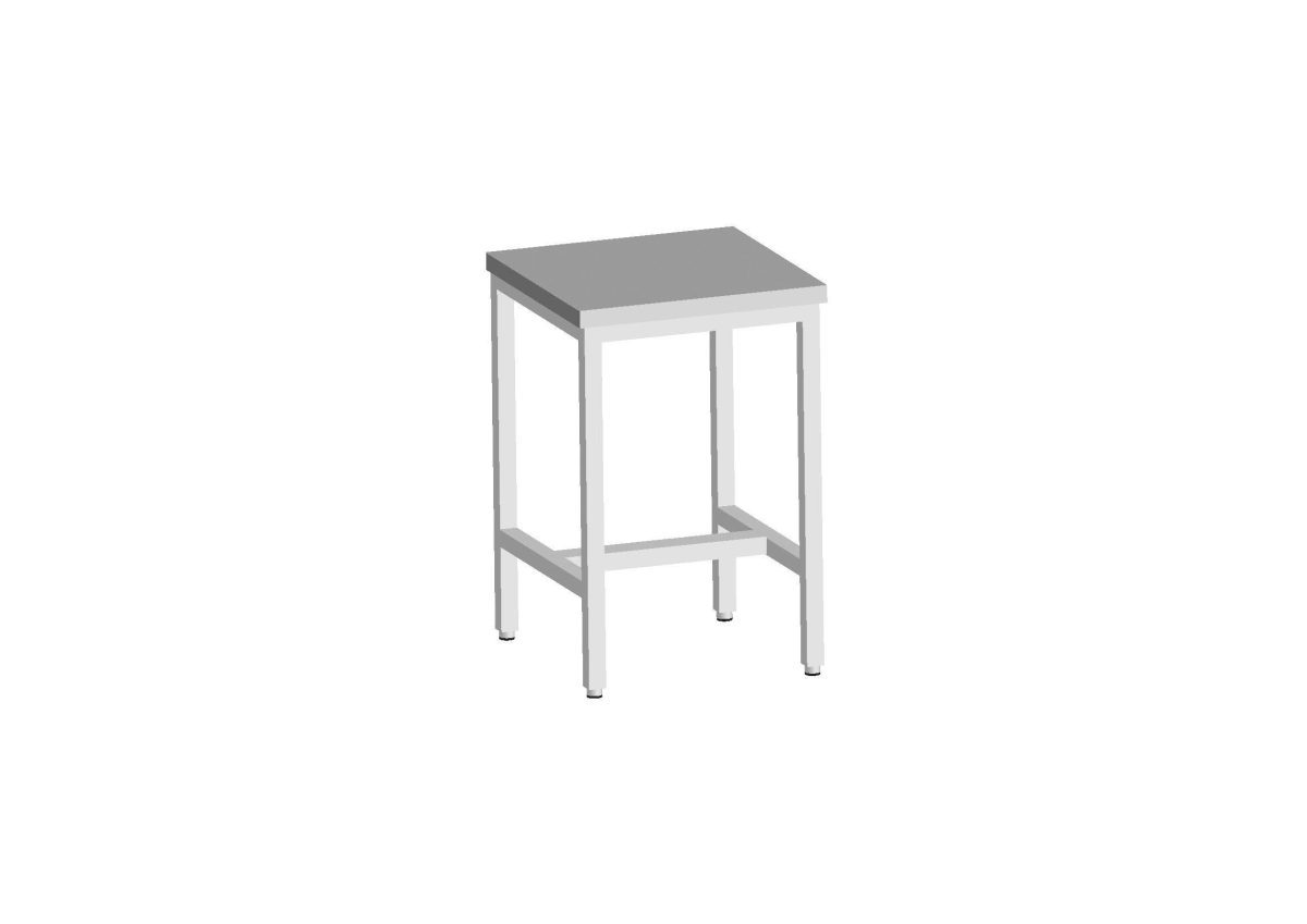 Table Inox Soudée Centrale 600X600X850 MM – L2G – STC66
