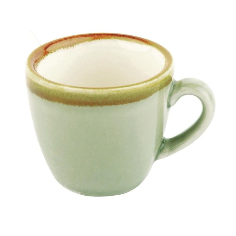 Tasse à expresso couleur mousse Kiln Olympia 85ml – Lot de 6