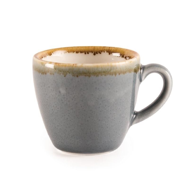 Tasse à expresso couleur océan Kiln Olympia 85ml - Lot de 6 – Image 1