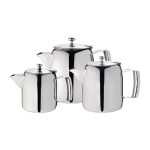 Théière/cafetière inox poli Olympia Cosmos - 1,4 L