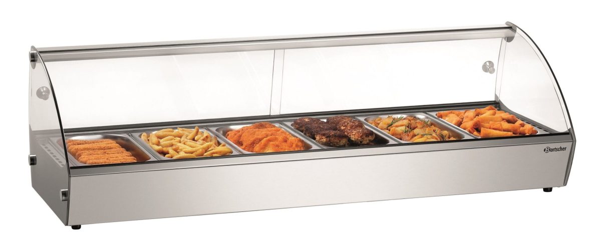 Vitrine chaude – 6 x GN 1/3 – Bartscher