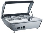 Vitrine chaude - 8 bacs GN 1/6 - Combisteel