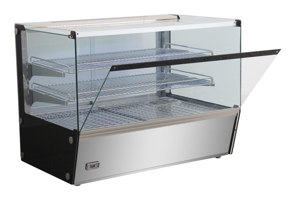 Vitrine Chaude Self-Service 4 Faces Vitrées – 137 L – Combisteel