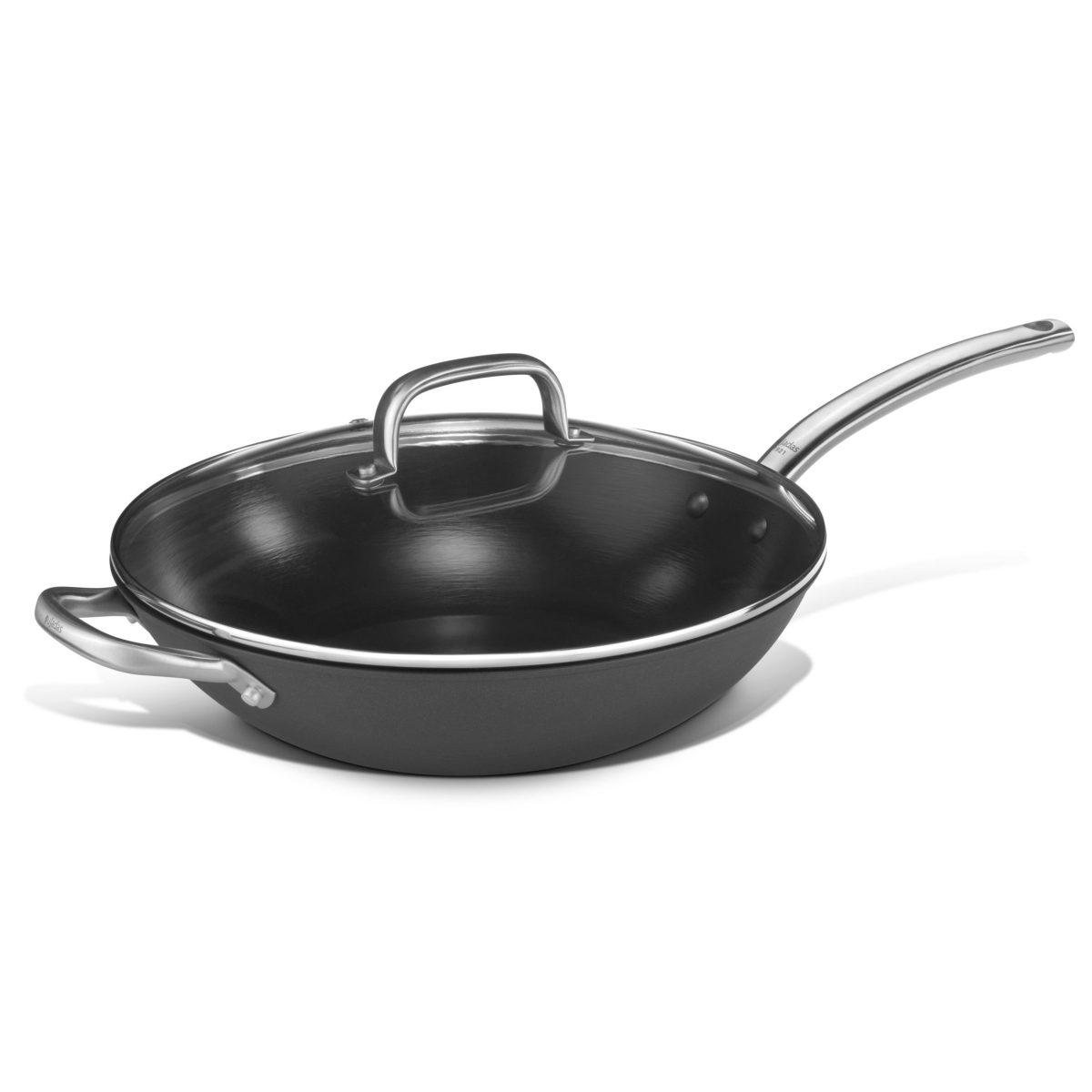 Wok avec Couvercle Fonte d’Acier Léger 32 cm – Pujadas