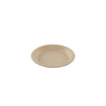 Assiette ronde crème en canne à sucre Ø 17 cm - 800 unités - Betik