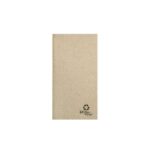 Serviette en ouate recyclée naturelle 40 x 40 cm gaufrée-collée 2 plis pliée en 8 Kangourou - 960 unités - Betik