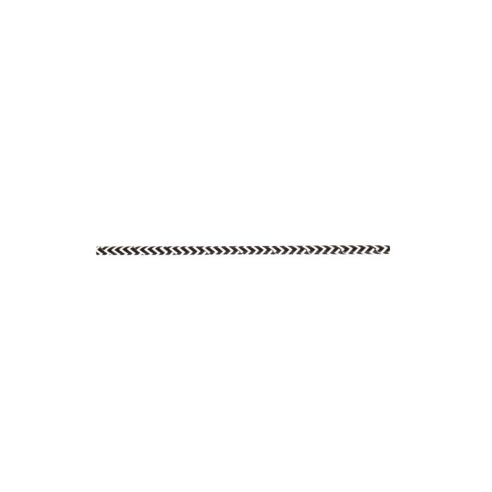001010423_5 Paille en papier droite noire et blanche 3 couches Ø 0,6 x 20 cm - 6000 unités - Betik – Image 1