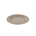 Plateaux de service ovale en bagasse de blé naturel 26 x 20 cm - 800 unités - Betik