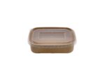 Barquette rectangulaire en carton kraft + couvercle en PP - 150 unités - Betik – Image 4