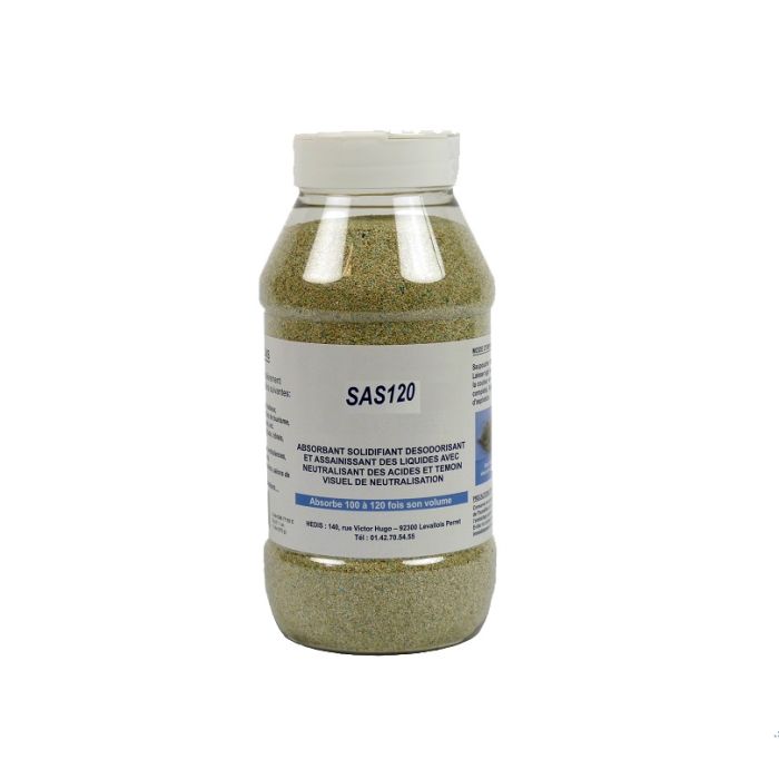 108237__2__f4f8_5 Absorbant Pourdre Solidifiante Désodorisante 1L - Lot de 12 - Hedis Gama 29 – Image 1
