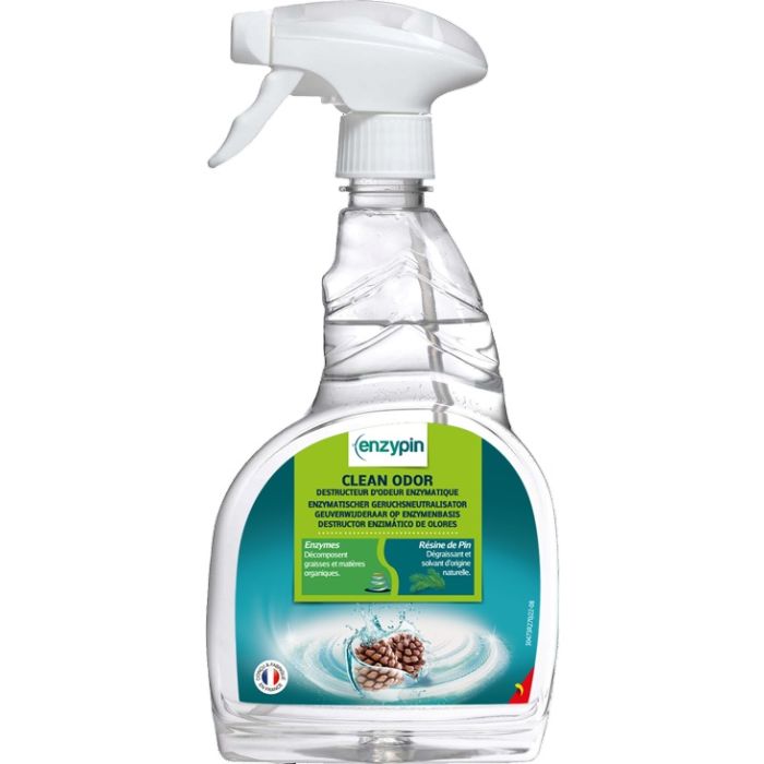 EnzyPin clean odor odorisant Flacon 750ml – Lot de 12 – Action Pin
