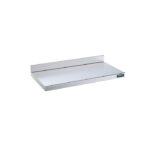 Plan de travail Mural en Inox avec Dosseret - Gamme 600 - Distform