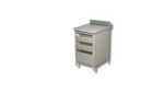 Meuble 2 petits tiroirs + 1 grand tiroir avec dosseret - Ristopro – Image 2