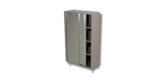 Armoire 2 portes coulissantes + 3 etageres - P 500 x H 1800 mm - Ristopro – Image 2