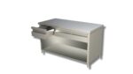 Table sur armoire ouverte avec 1 etagere et 3 tiroirs Gamme 700 - Ristopro – Image 2