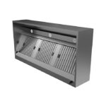 Hotte Murale Cubique avec Eclairage LED en inox sans Moteur - Profondeur 1100 - Virtus – Image 5