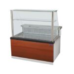 Comptoir Réfrigéré Statique Avec Étagère Et Vitre Vertical, +0°/+4°C, L 1000 mm - Mastro