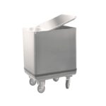 Trémie à Farine Avec Couvercle En Inox, 150 Litres - Mastro – Image 3