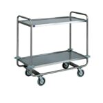 Chariot de Service En Inox Avec 2 Niveaux 1050X550 mm - Mastro