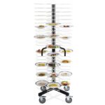Echelle Porte-Assiettes Sur Roues, Capacité 96 Assiettes Ø 240-310 mm - Mastro – Image 4