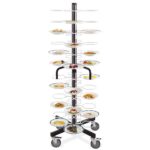Echelle Porte-Assiettes Sur Roues, Capacité 96 Assiettes Ø 180-240 mm - Mastro – Image 4