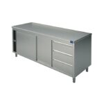 Meuble Bas Inox Neutre avec Tiroirs - Gamme 600 - Virtus – Image 5