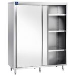 Armoire de Rangement Portes Coulissantes et 3 Étagères - Gamme 600 mm - Virtus – Image 4