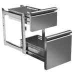 Kit De Tiroirs Avec "Soft Self Closing" 1x 1/3 - 1x 2/3 Pour Tables Réfrigérées 700 mm - Virtus – Image 4