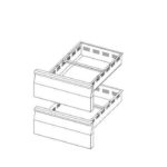 Kit Tiroir 2 x GN 1/1 pour Soubassement Réfrigéré Série 700 - AFI Collin Lucy – Image 3