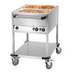 Chariot Bain Marie - 2 Bacs GN 1/1 avec Robinet - Bartscher – Image 5