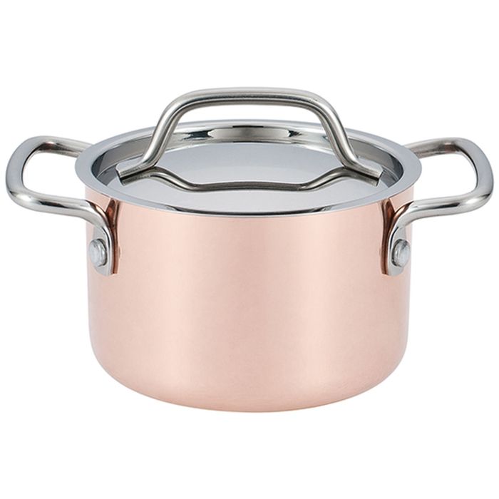 208110__1__627f_5 MINI FAITOUT AVEC COUVERCLE ALLURE - Ø10CM - CUIVRE - BAUMALU – Image 1