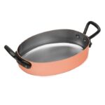PLAT OVALE A SERVIR - CUIVRE - Ø20CM - BAUMALU