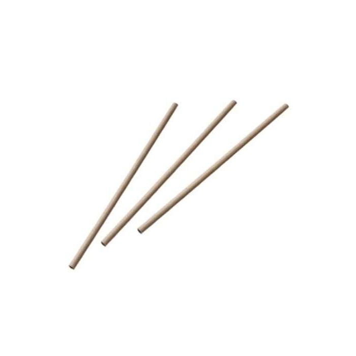26667_4107_5 Paille Papier Kraft L 200 mm - Lot de 18 Boîtes de 250 - Matfer – Image 1