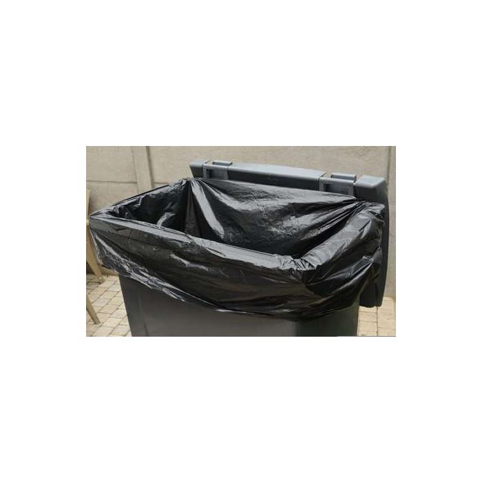 29579_5 Housse 750L Noir 1930x1500 mm - Lot de 5 Colis de 50 - Mediprotec Promosac – Image 1