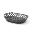 Corbeilles tressées  ovale Noir 320x230x(H)55 mm - Hendi