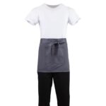 Tablier Serveur Court Whites Gris Anthracite - Whites Chefs Clothing